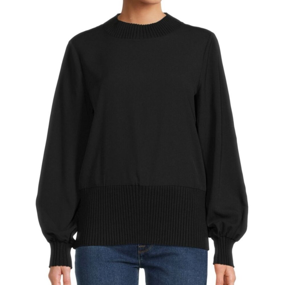 French Connection Ribbed Trim Sweater (NWOT)